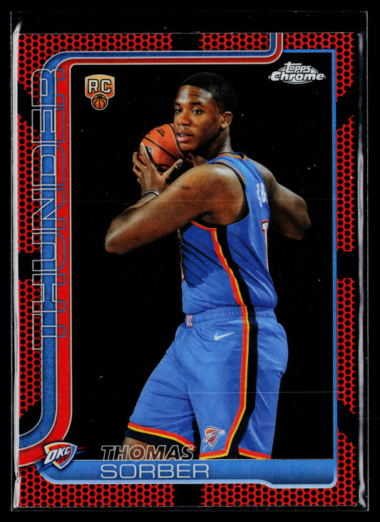 2025-26 Topps Chrome Thomas Sorber Rookie Basketball Refractor #265