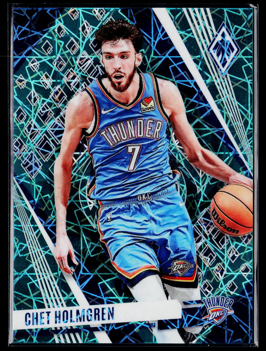 2023-24 Panini Phoenix Chet Holmgren Phoenix Teal Lazer #82