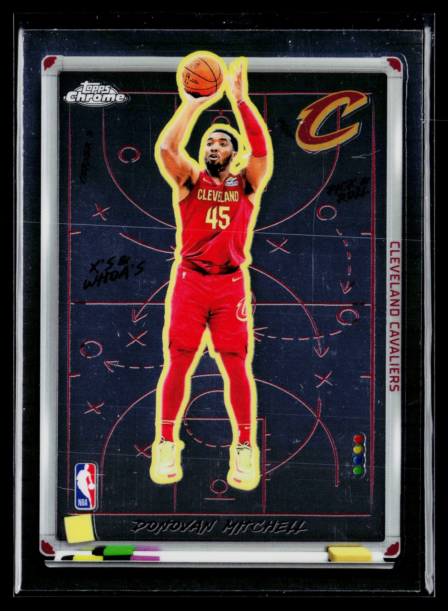 2025-26 Topps Chrome Donovan Mitchell X's And Whoa's #XW-1