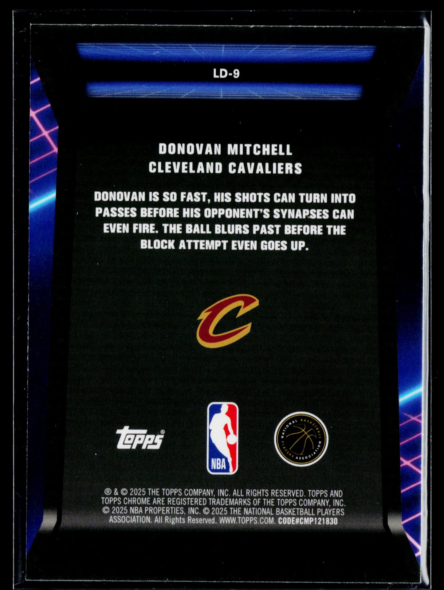 2025-26 Topps Chrome Donovan Mitchell Loading ... #LD-9