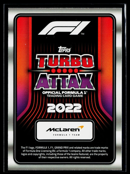 2022 Topps Turbo Attax F1 Lando Norris #333