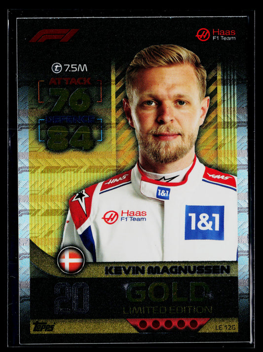 2022 Topps Turbo Attax F1 Kevin Magnussen Limited Editions #LE 12G