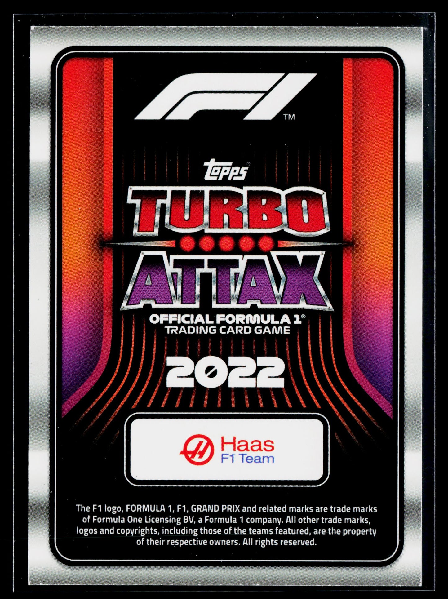 2022 Topps Turbo Attax F1 Kevin Magnussen #354