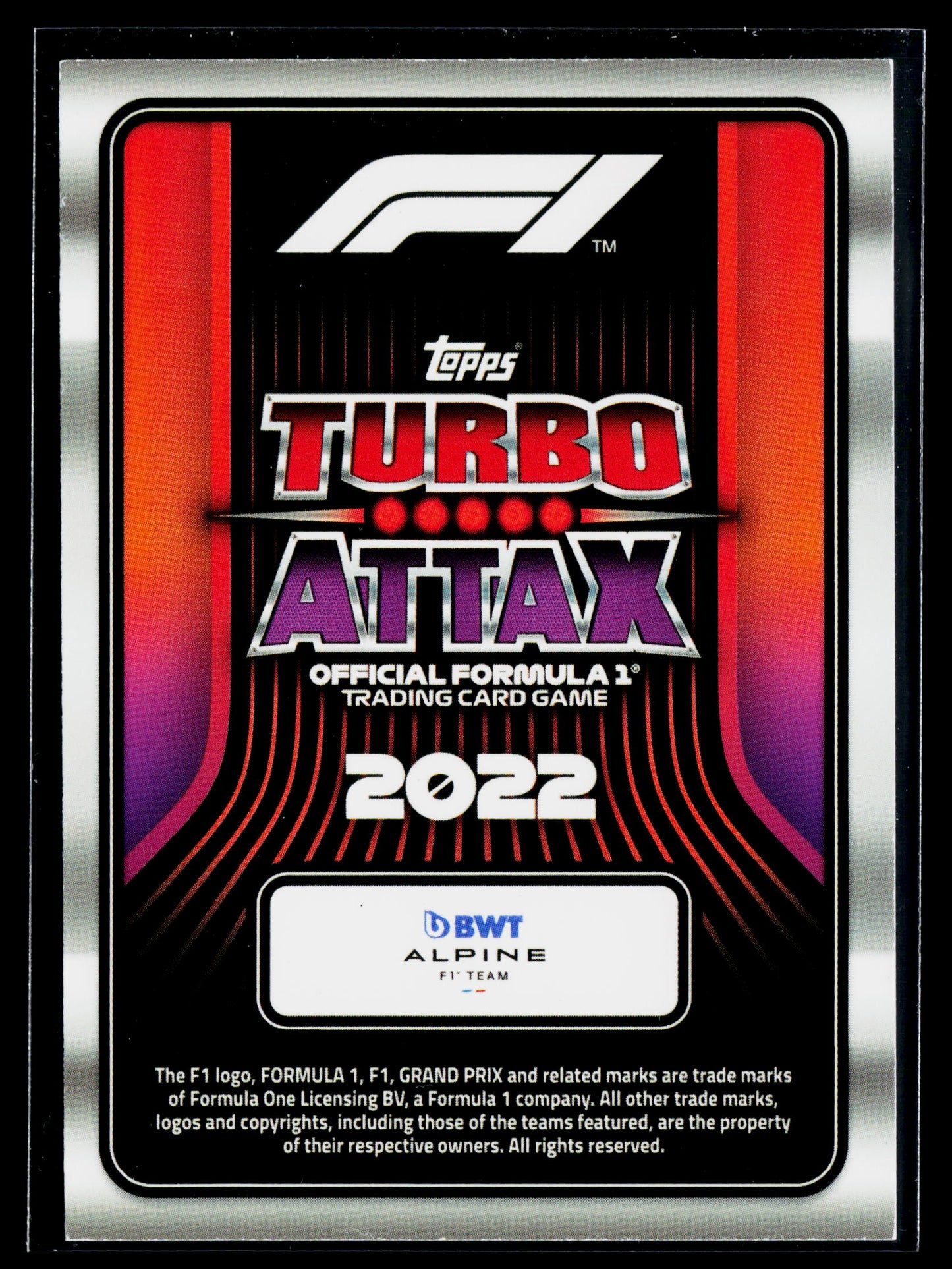 2022 Topps Turbo Attax F1 Esteban Ocon #293