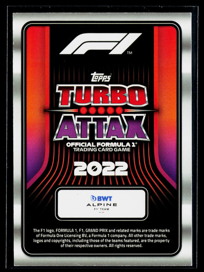 2022 Topps Turbo Attax F1 Esteban Ocon #293