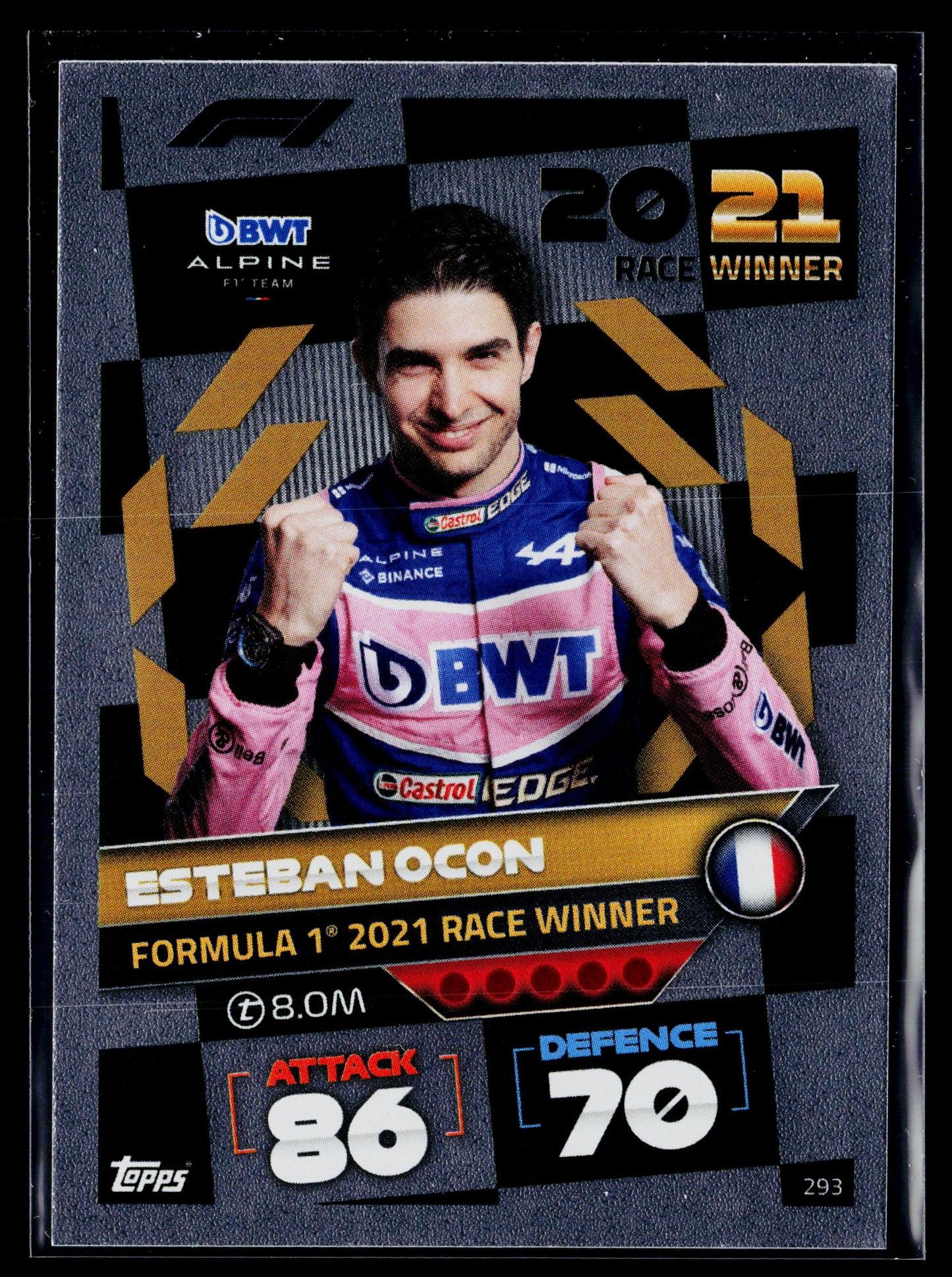 2022 Topps Turbo Attax F1 Esteban Ocon #293