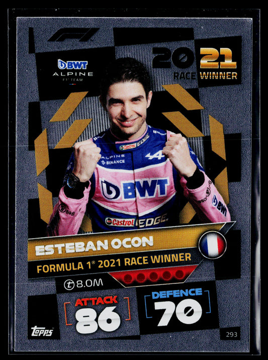 2022 Topps Turbo Attax F1 Esteban Ocon #293