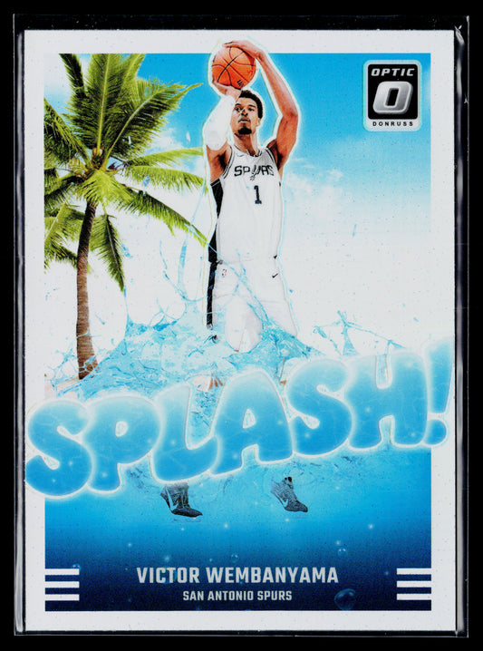 2024-25 Donruss Optic Victor Wembanyama Splash! Holo #4