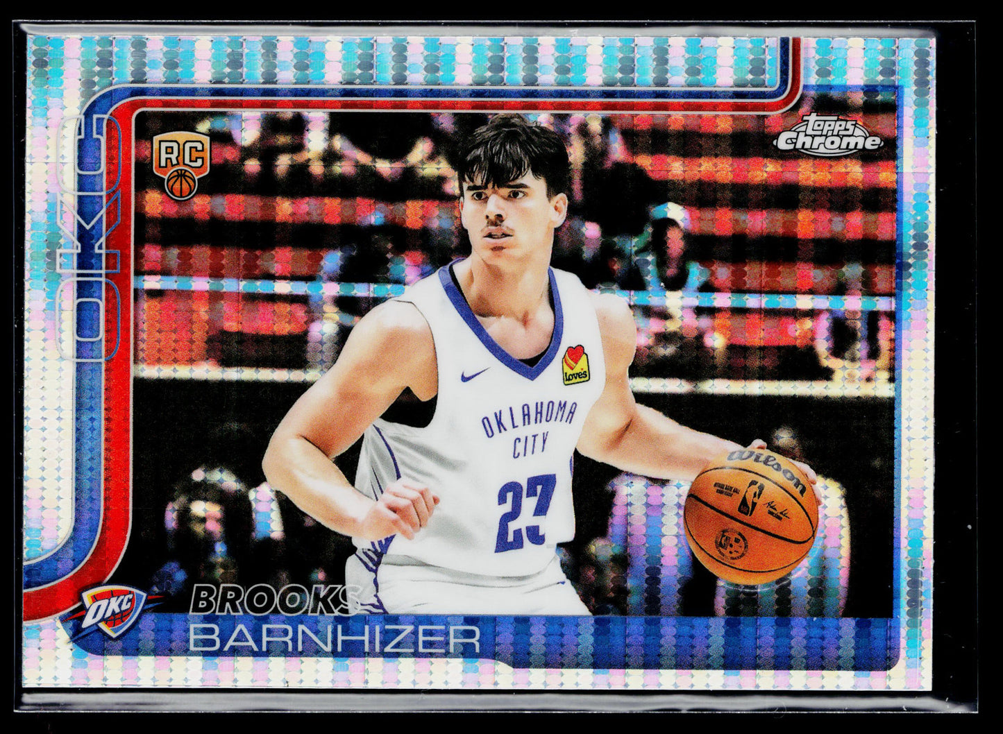 2025-26 Topps Chrome Brooks Barnhizer Rookie Pulsar Refractor #295