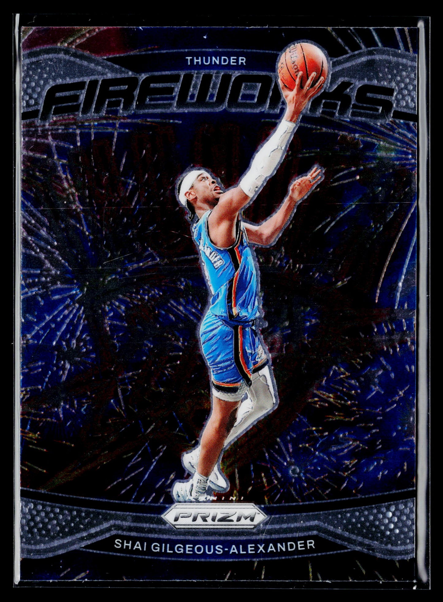 2024-25 Panini Prizm Shai Gilgeous-Alexander Fireworks #22