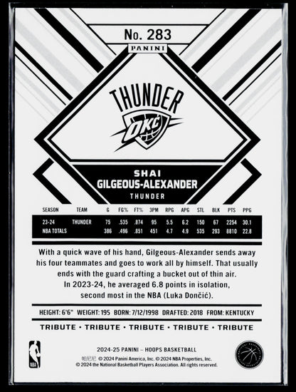 2024-25 Hoops Shai Gilgeous-Alexander #283