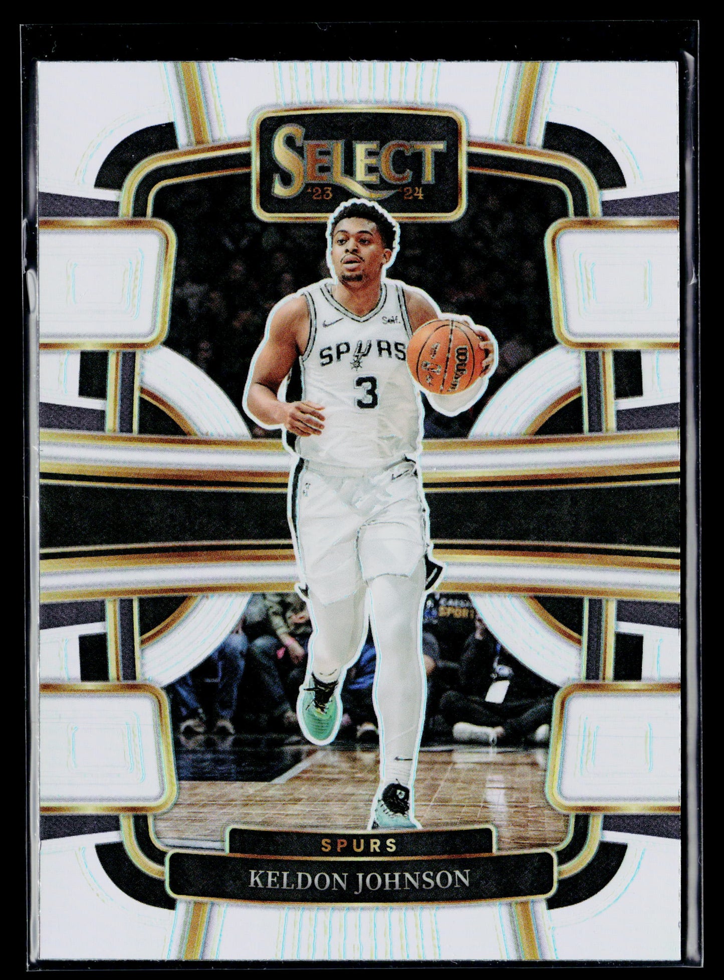 2023-24 Panini Select Keldon Johnson Silver Prizms #61