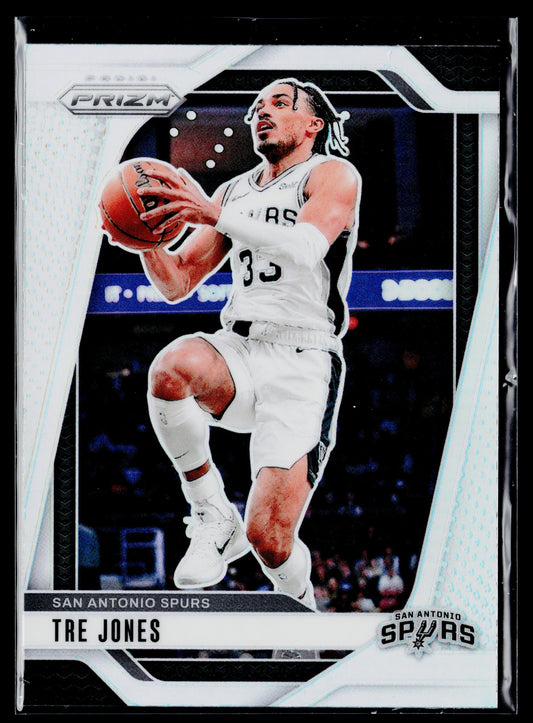 2024-25 Panini Prizm Tre Jones Prizms Silver #61