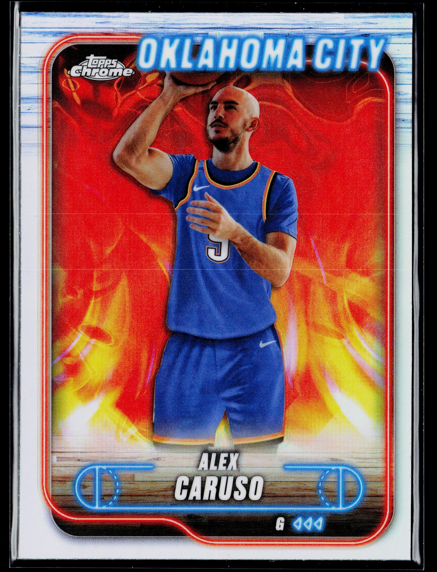 2024-25 Topps Chrome Alex Caruso Refractor #6
