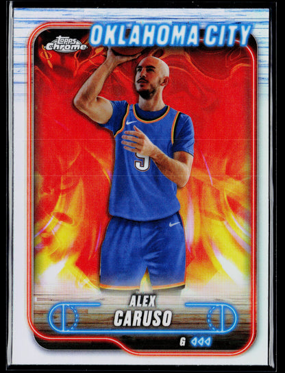 2024-25 Topps Chrome Alex Caruso Refractor #6