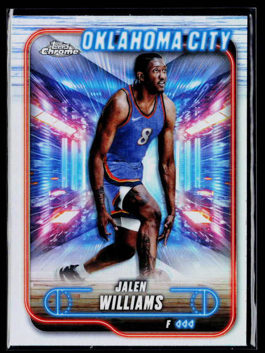 2024-25 Topps Chrome Jalen Williams Refractor #63
