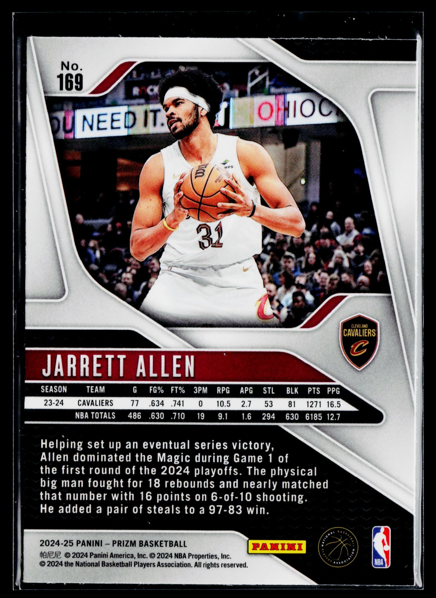 2024-25 Panini Prizm Jarrett Allen #169
