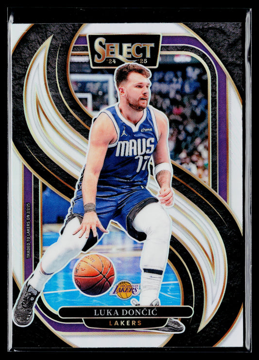 2024-25 Panini Select Luka Doncic Silver Prizm #141