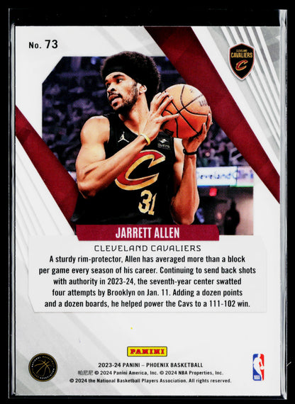 2023-24 Panini Phoenix Jarrett Allen Phoenix Blue Ice #73