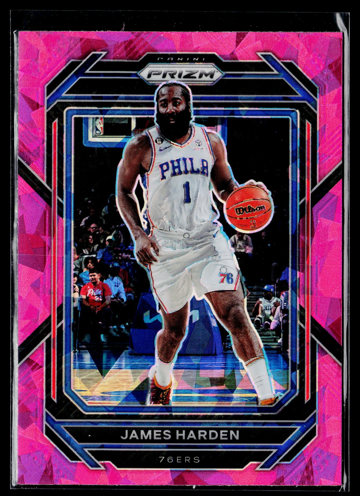 2022-23 Panini Prizm James Harden Prizms Pink Ice #35
