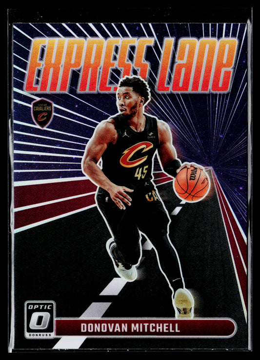2023-24 Donruss Optic Donovan Mitchell Express Lane Holo #19