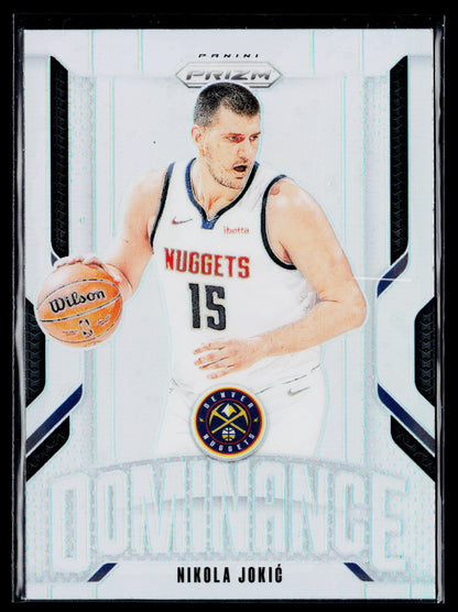 2024-25 Panini Prizm Nikola Jokic Dominance Prizms Silver #2