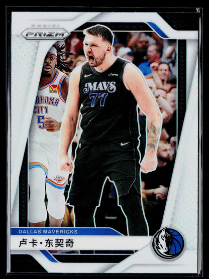 2024-25 Panini Prizm Luka Doncic Prizms Silver #89