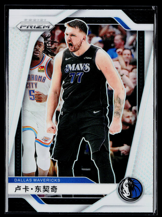 2024-25 Panini Prizm Luka Doncic Prizms Silver #89