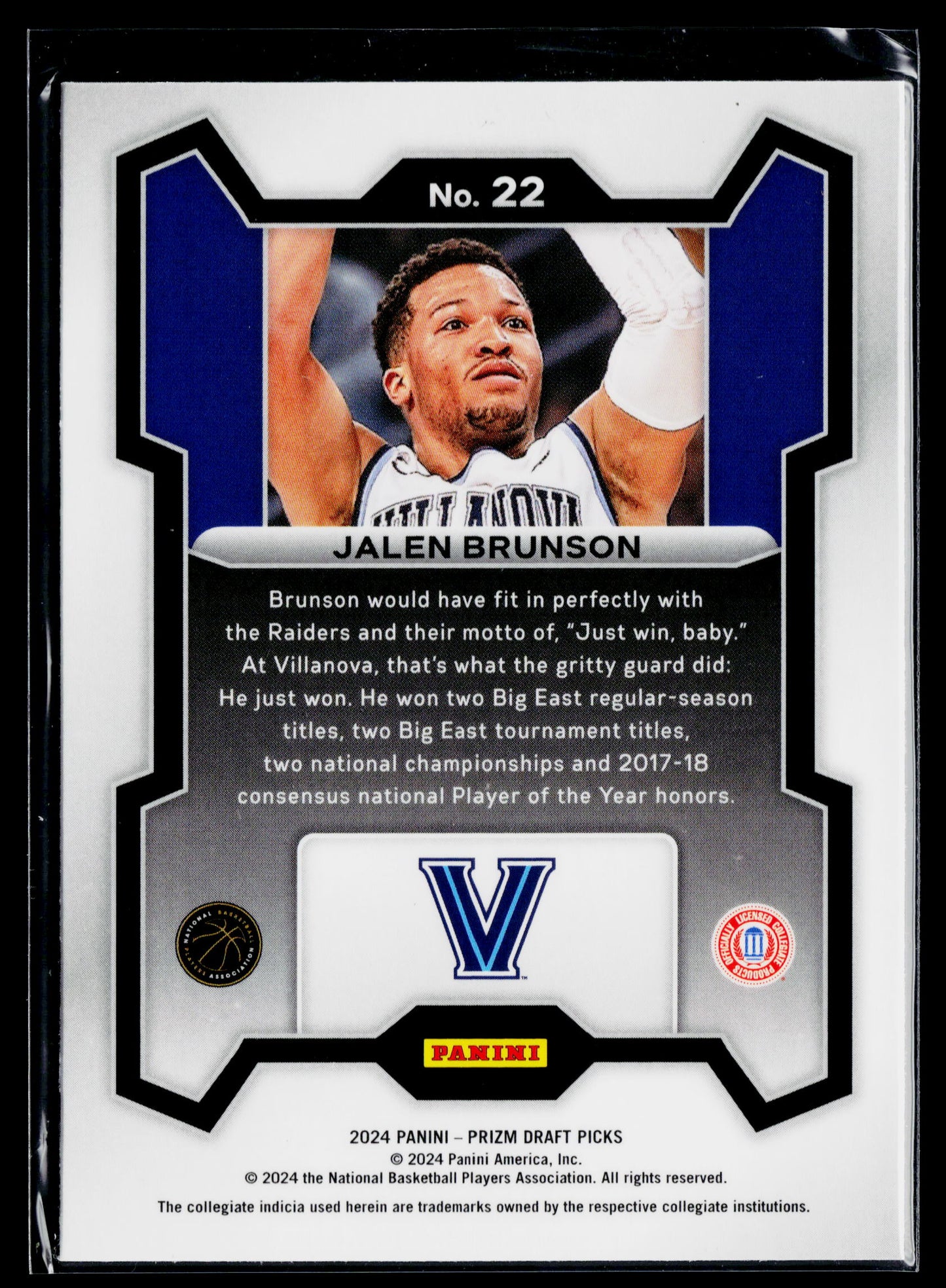 2024 Panini Prizm Draft Picks Jalen Brunson #22