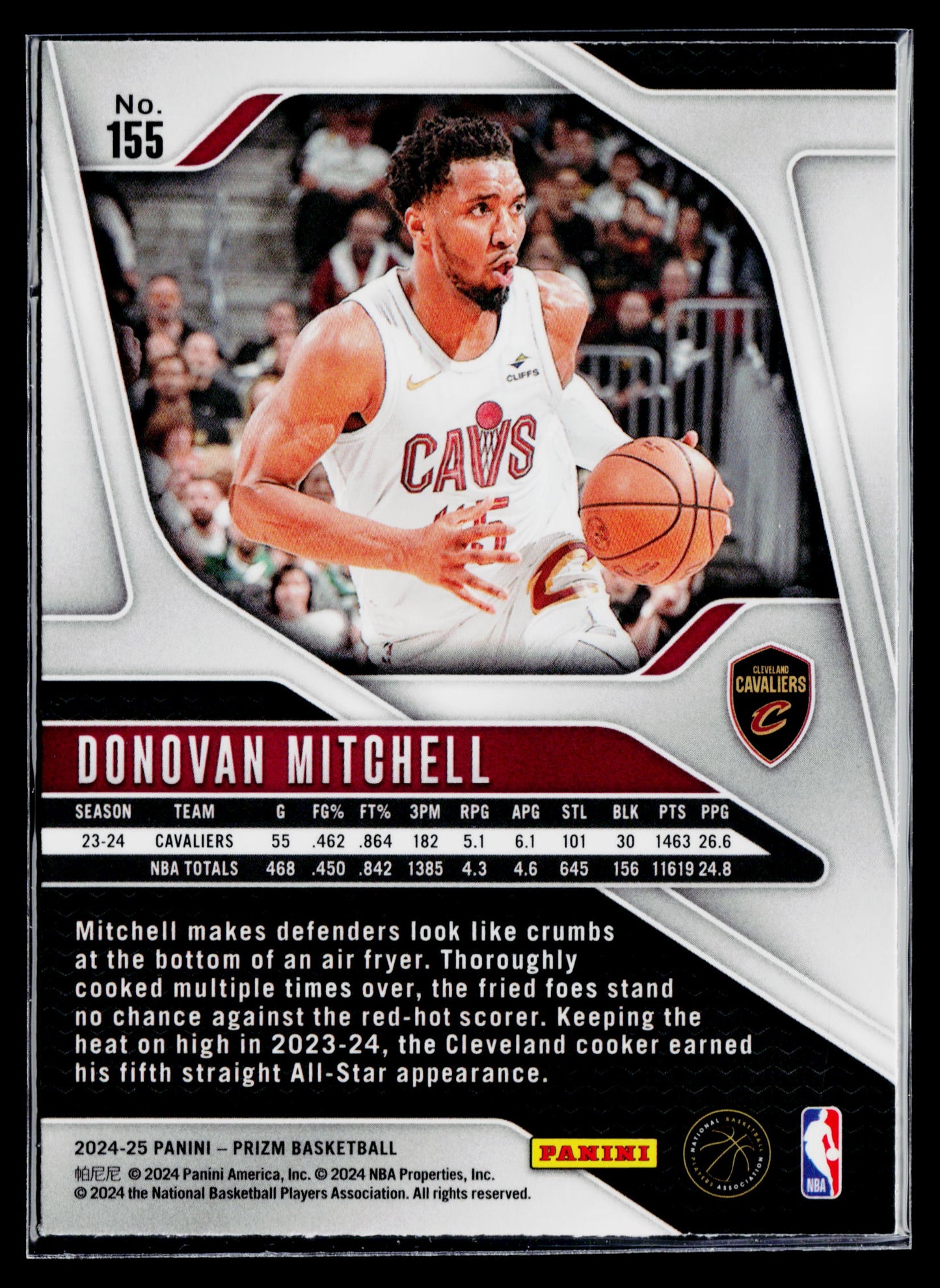2024-25 Panini Prizm Donovan Mitchell #155