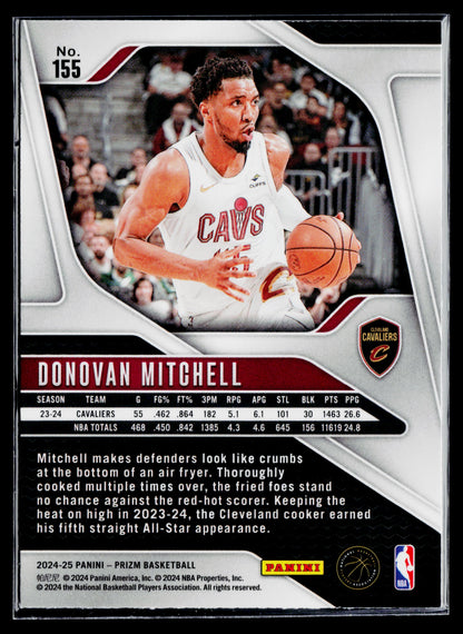 2024-25 Panini Prizm Donovan Mitchell #155