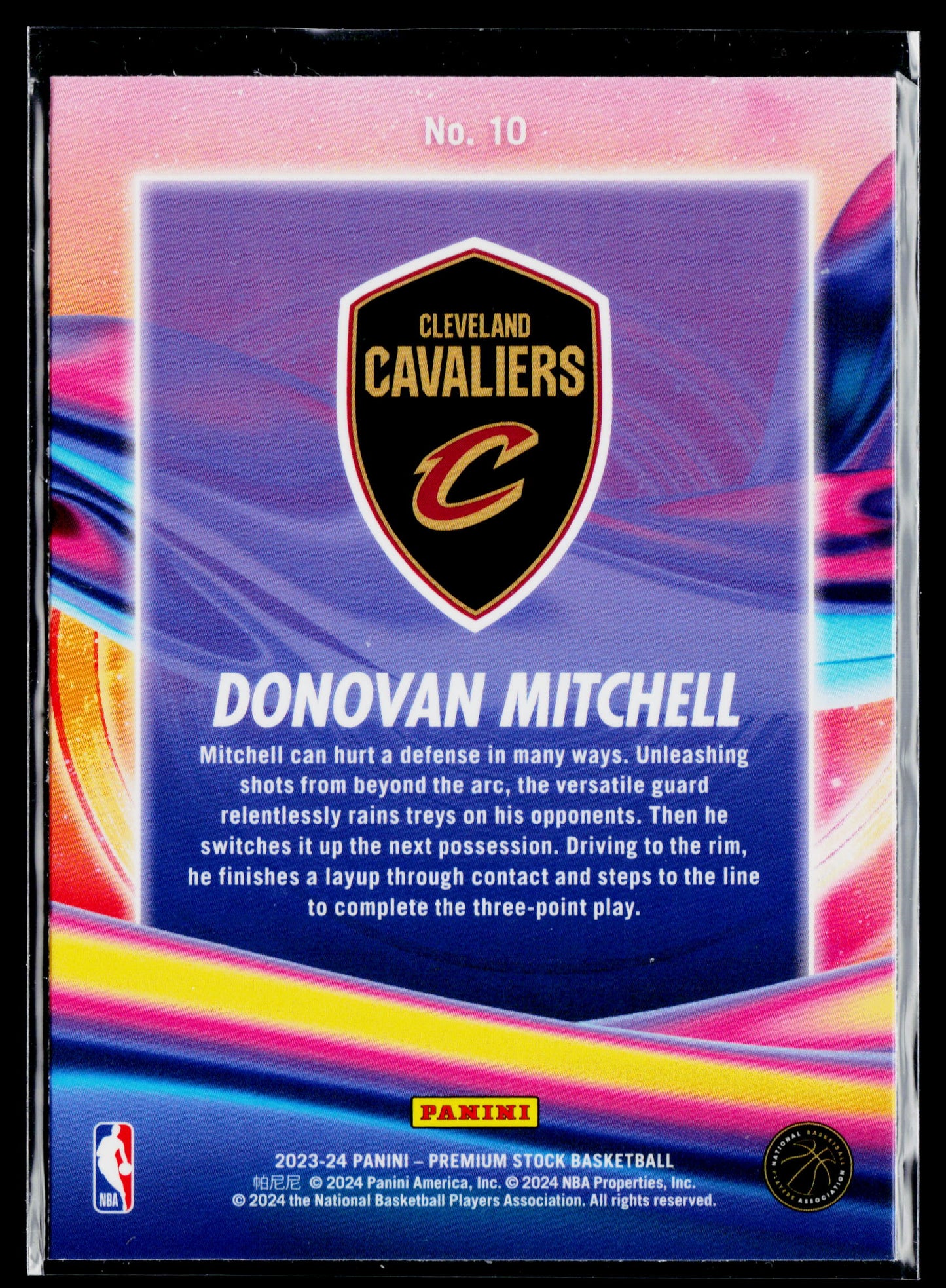 2023-24 Hoops Premium Stock Donovan Mitchell Anti Gravity #10