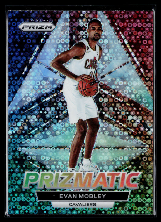 2022-23 Panini Prizm Evan Mobley Prizmatic Prizms Fast Break #27