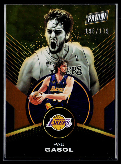 2024-25 Panini Player of the Day Pau Gasol Orange #/199 #54