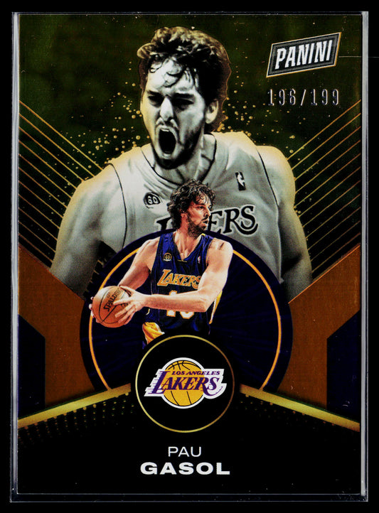 2024-25 Panini Player of the Day Pau Gasol Orange #/199 #54