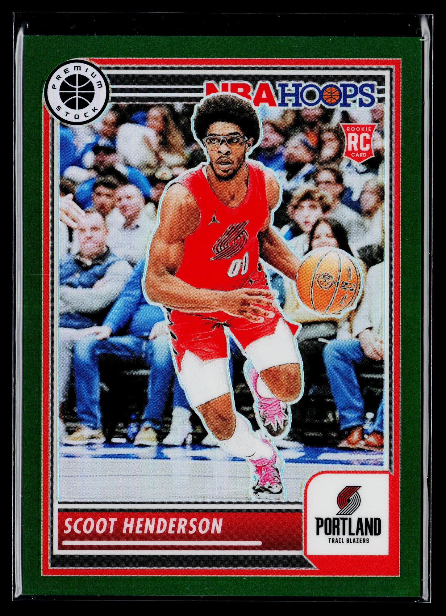 2023-24 Hoops Premium Stock Scoot Henderson Rookie Green Prizm #/75 #137