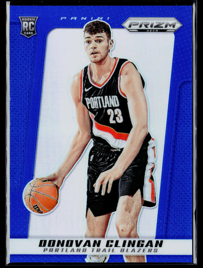 2024-25 Panini Prizm Deca Donovan Clingan Blue #/149 #60