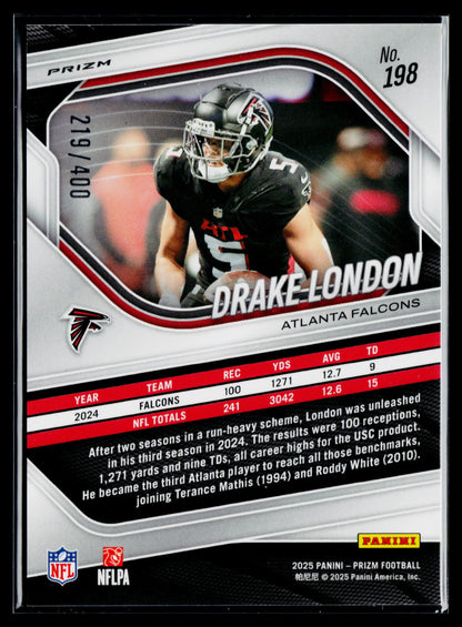 2025 Panini Prizm Drake London Pandora #/400 #198