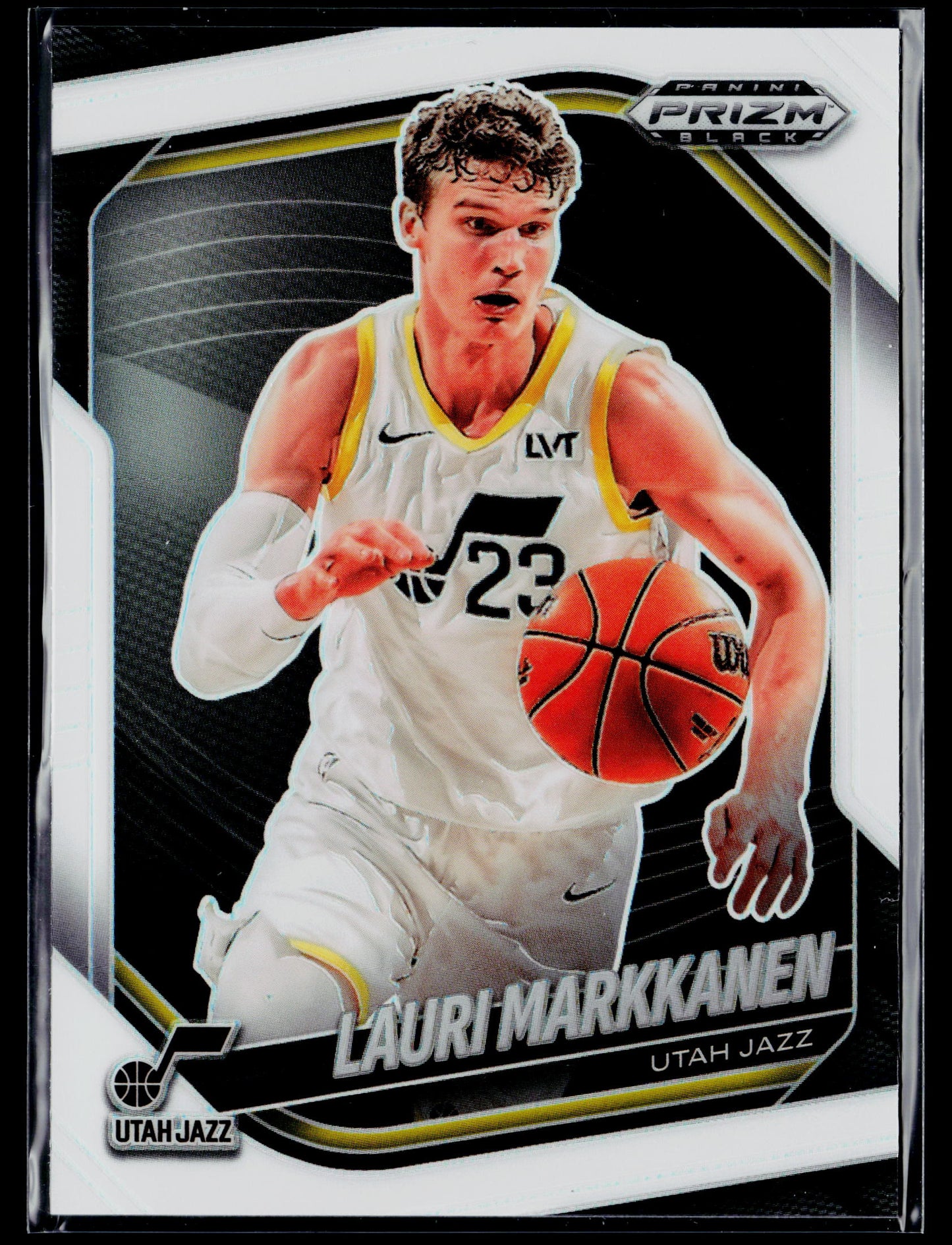 2024-25 Panini Prizm Black Lauri Markkanen White Prizms #/175 #169
