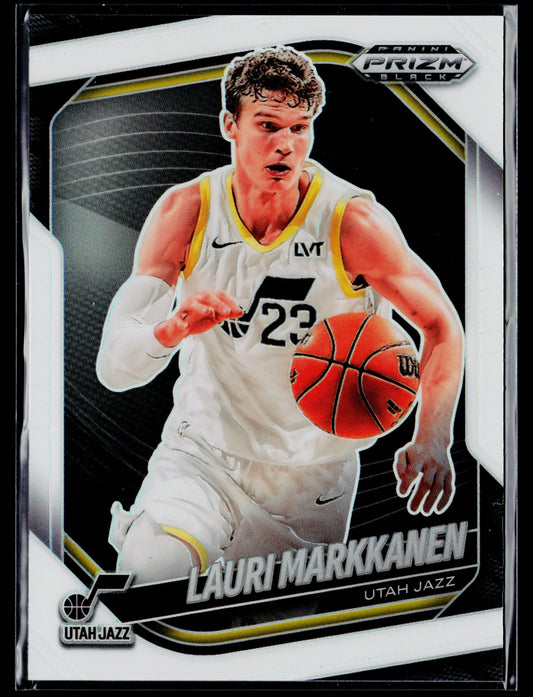 2024-25 Panini Prizm Black Lauri Markkanen White Prizms #/175 #169