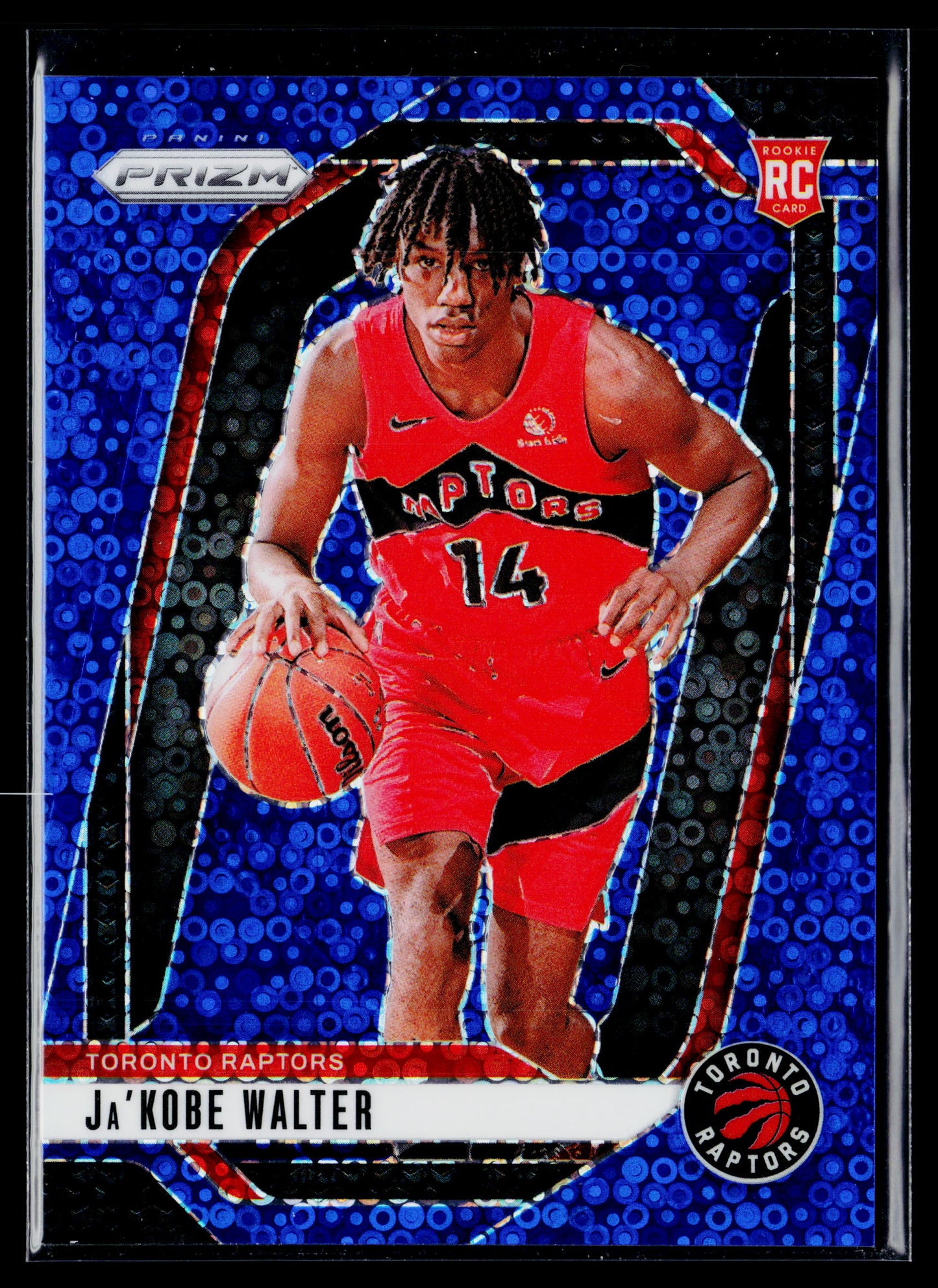 2024-25 Panini Prizm Ja'Kobe Walter Prizms Fast Break Blue #/150 #223