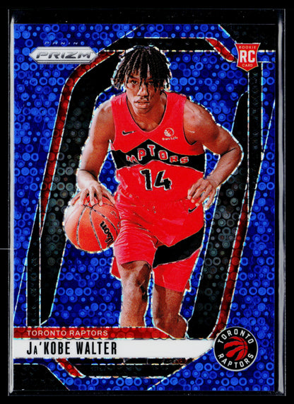 2024-25 Panini Prizm Ja'Kobe Walter Prizms Fast Break Blue #/150 #223