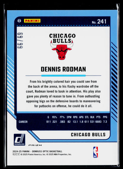 2024-25 Donruss Optic Dennis Rodman Red #/99 #241