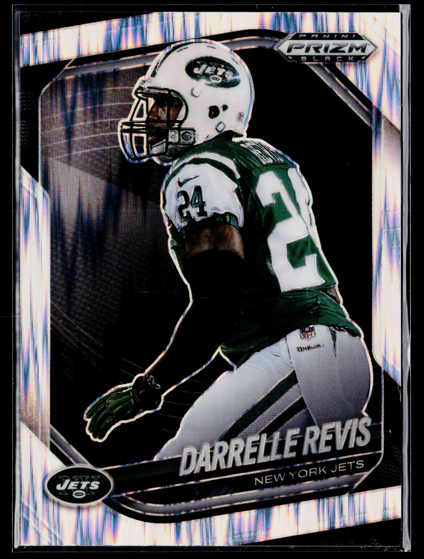 2025 Panini Prizm Black Darrelle Revis Prizms Skewed #/249 #105
