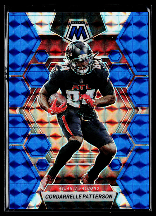 2023 Panini Mosaic Cordarrelle Patterson Blue Mosaic #/99 #7