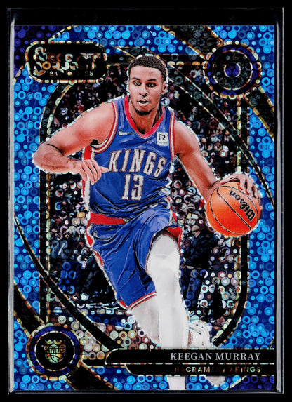 2024-25 Panini Select Keegan Murray Light Blue Disco Prizm #/99 #231