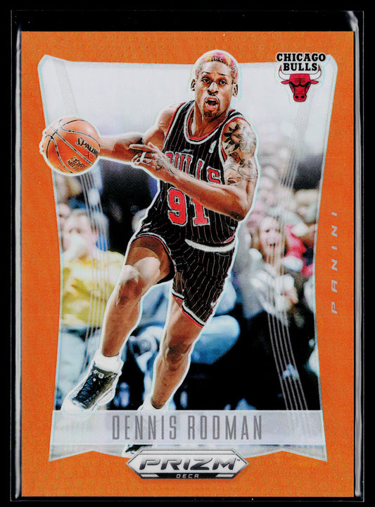 2023-24 Panini Prizm Deca Dennis Rodman Prizms Orange #/49 #265