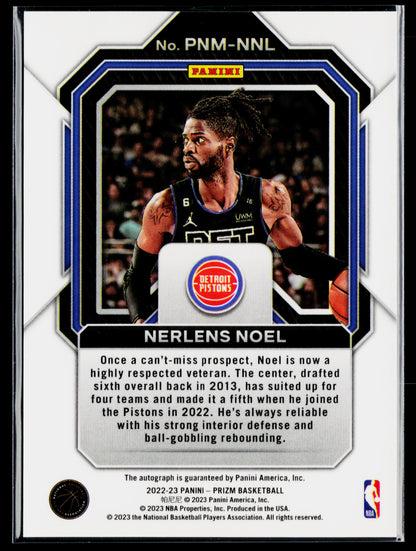 2022-23 Panini Prizm Nerlens Noel Penmanship Auto #PNM-NNL