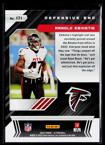 2022 Panini XR Arnold Ebiketie Rookie Blue #/199 #171