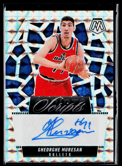 2024-25 Panini Mosaic Gheorghe Muresan Scripts Auto #MS-GMW